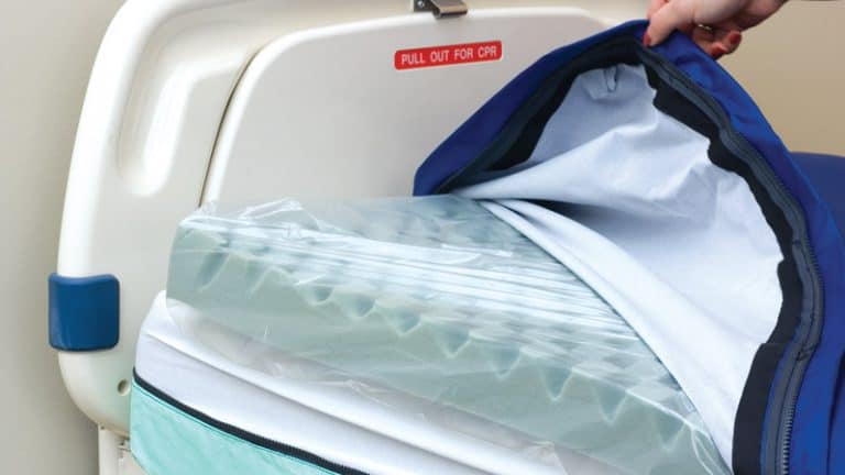 hospital mattress cover zippered