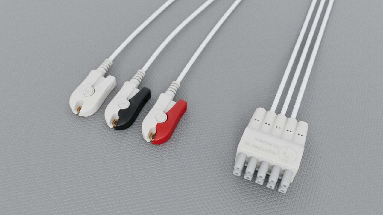 Disposable ECG Leads for GE Multi-Link, 10 pack - Curbell Medical