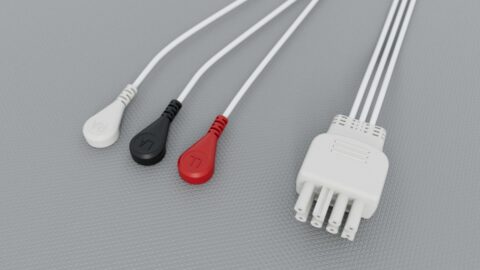 Disposable ECG Leads for Nihon Kohden, 10 pack - Curbell Medical